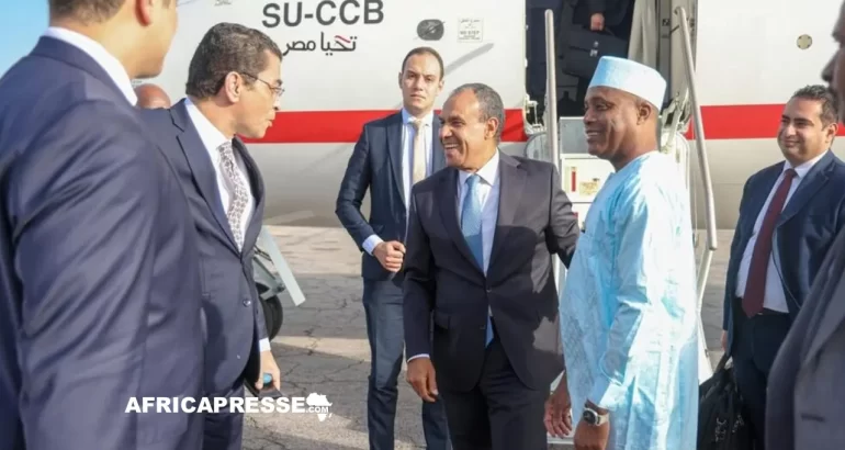 Le chef de la diplomatie égyptienne en escale à N’Djaména pour renforcer un partenariat stratégique Le chef de la diplomatie égyptienne en escale à N’Djaména pour renforcer un partenariat stratégique