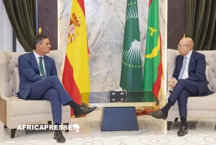 Pedro Sánchez en Mauritanie pour un sommet diplomatique de premier plan