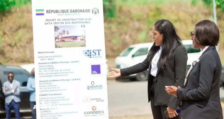 Un data centre 100 % africain en chantier au Gabon pour affirmer sa souveraineté numérique Un data centre 100% africain verra le jour au Gabon