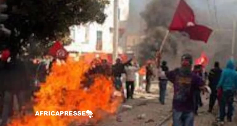 immolation Tunisie