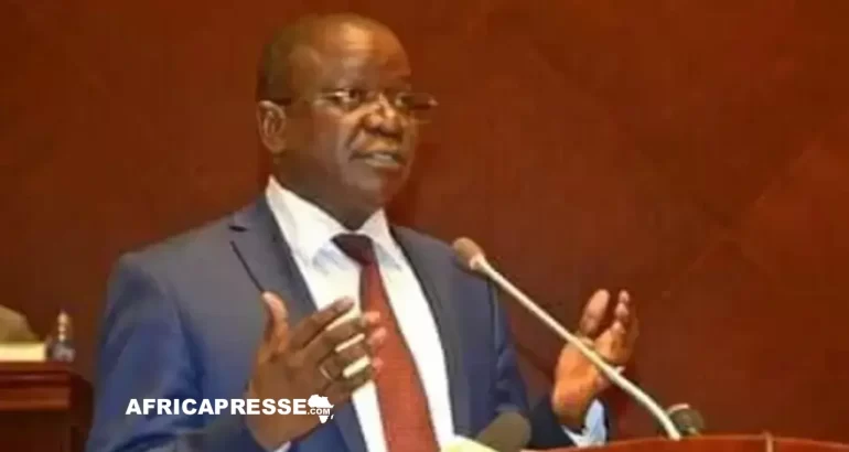 le sénateur Pahimi Padacké Albert, président du RNDT-Le Réveil et chef de l’opposition démocratique