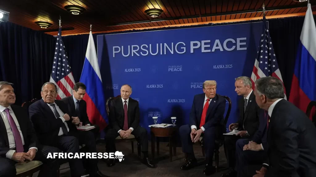 Donald Trump et Vladimir Poutine en Alaska