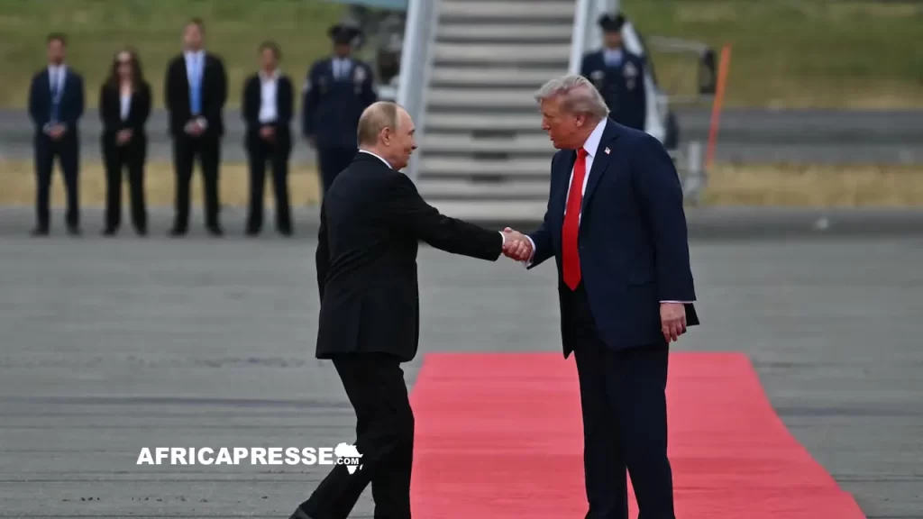 Donald Trump et Vladimir Poutine en Alaska