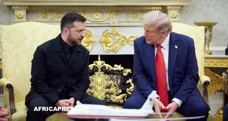 Donald Trump et Volodymyr Zelensky à la Maison-Blanche : entre pression américaine et concessions possibles Donald Trump et Volodymyr Zelensky à la Maison-Blanche : entre pression américaine et concessions possibles