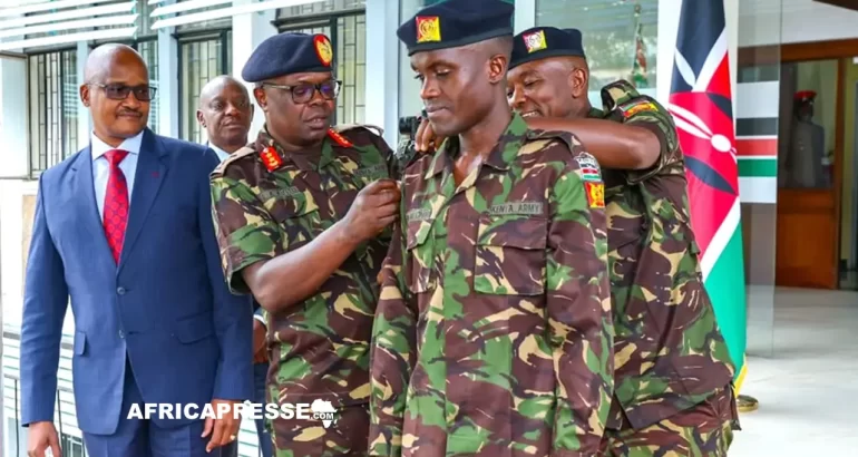 L’Ailier Kényan Boniface Muchiri Promu Caporal