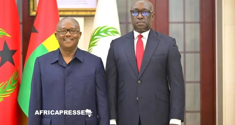 Le président Umaro Sissoco Embaló et son nouveau Premier ministre Braima Camará