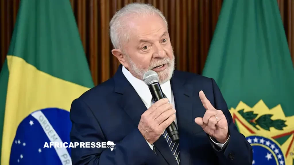 Le président brésilien Luiz Inacio Lula da Silva