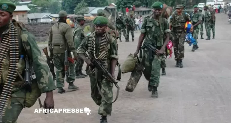 RDC : nouveaux affrontements meurtriers entre l’armée et l’AFC/M23 au Sud-Kivu Les forces armées congolaises (FARDC)