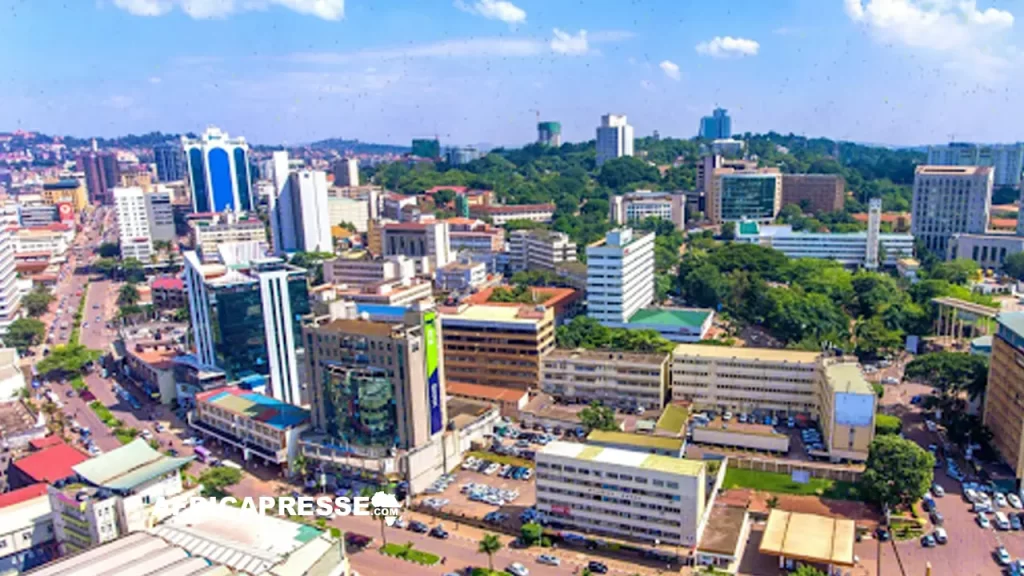 Une vue de Kampala en Ouganda