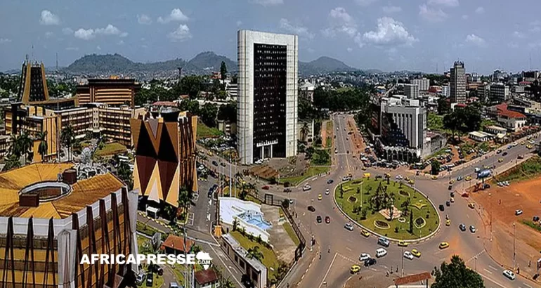 Une vue de Yaoundé, au Cameroun
