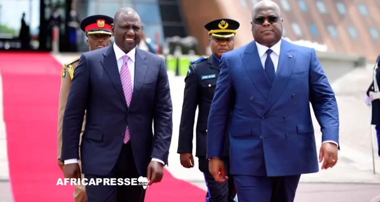 William Ruto et Félix Tshisekedi