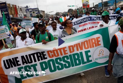Présidentielle en Côte d’Ivoire : l’opposition empêchée de manifester contre l’exclusion de ses candidats