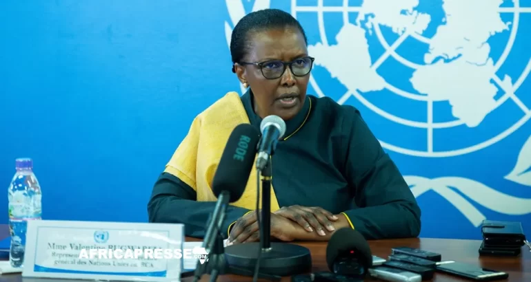 Centrafrique : la cheffe de la Minusca alerte l’ONU sur les coupes budgétaires menaçant la stabilité Valentine Rugwabiza, la cheffe de la Minusca