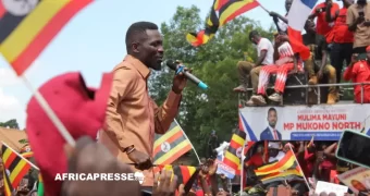 Présidentielle en Ouganda : à Mukono, Bobi Wine galvanise ses partisans contre le pouvoir sortant
