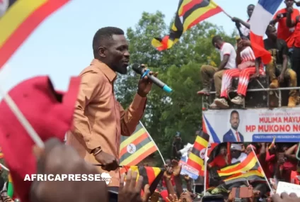 Présidentielle en Ouganda : à Mukono, Bobi Wine galvanise ses partisans contre le pouvoir sortant