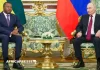Vladimir Poutine rencontre le Premier ministre togolais Faure Gnassingbé à Moscou