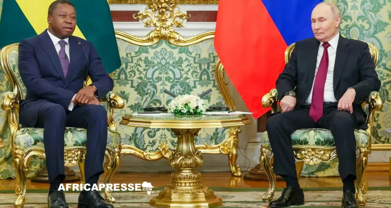 Vladimir Poutine et Faure Gnassingbé à Moscou