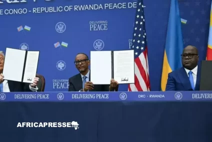 RDC et Rwanda signent un accord de paix à Washington malgré la méfiance persistante