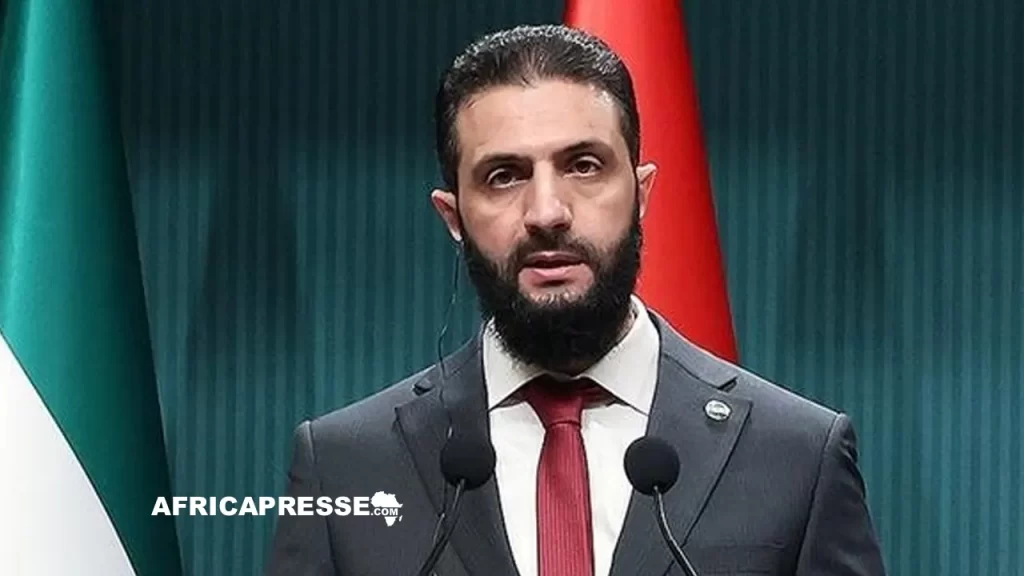 Le président syrien Ahmed al-Charaa