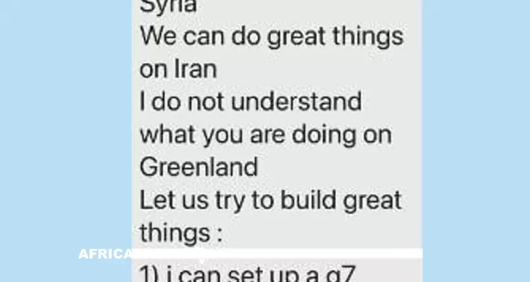 Trump divulgue un message personnel de Macron proposant une réunion du G7 avec la Russie