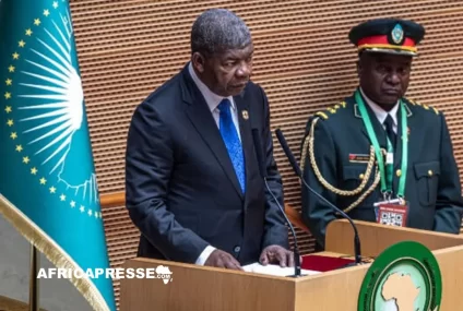 Fin de mandat à l’Union africaine : João Lourenço étrille les « putschistes en costume », Mamadi Doumbouya et Oligui Nguema restent de marbre