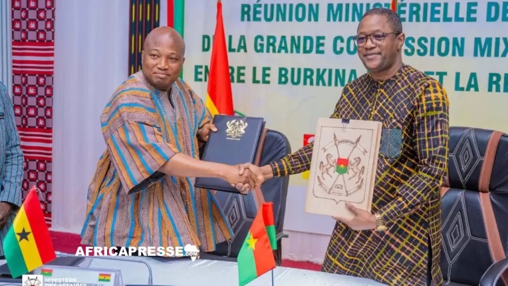Le Burkina et le Ghana signent 7 accords pour relancer la coopération bilatérale