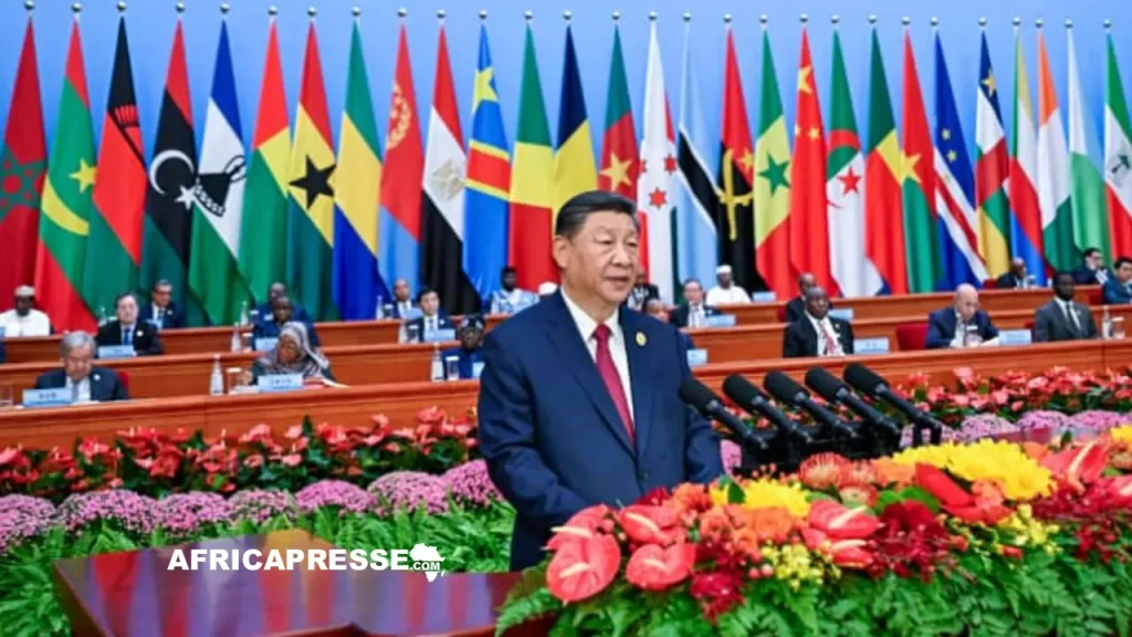 Le président chinois, Xi Jinping, en compagnie d’une cinquantaine de chefs d’Etat, à l’ouverture du Forum de coopération sino-africaine