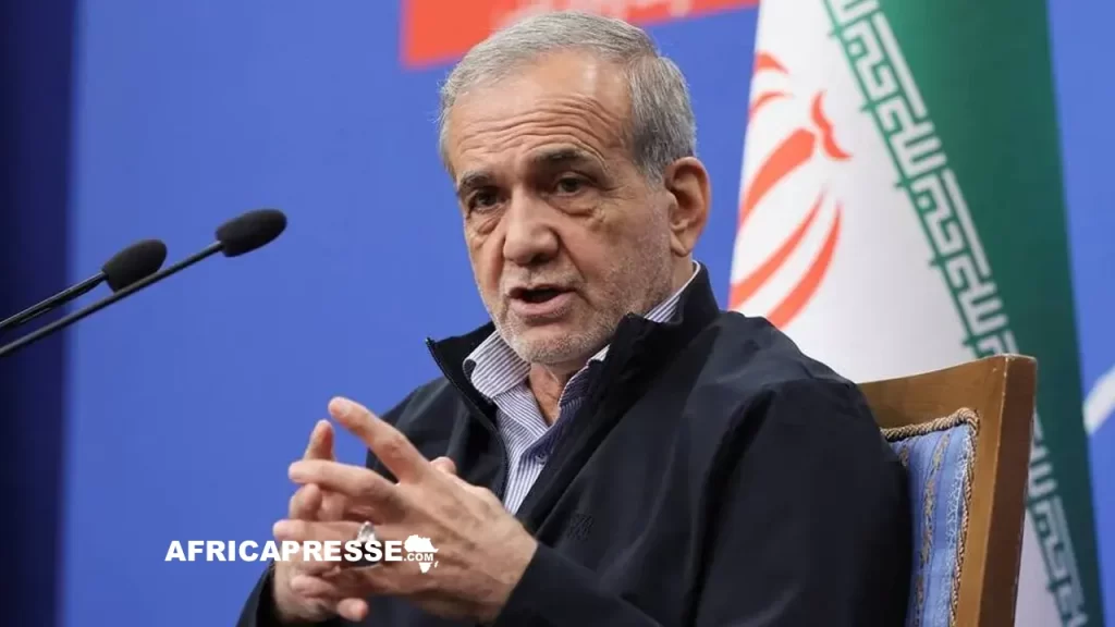 Le président iranien Massoud Pezeshkian