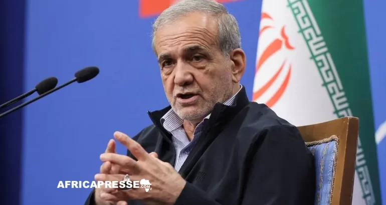 Le président iranien Massoud Pezeshkian