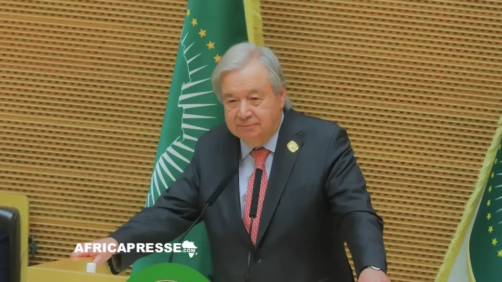 Le secrétaire général des Nations unies, Antonio Guterres
