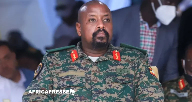 Le général Muhoozi Kainerugaba, chef de l'armée ougandaise et fils du président Yoweri Museveni