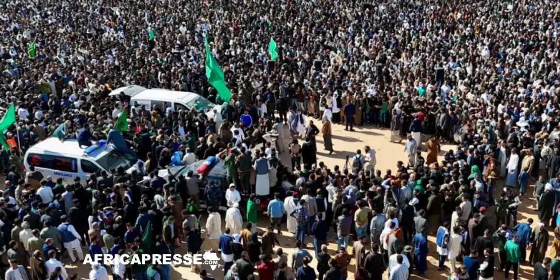 Libye : les funérailles de Saïf al-Islam Kadhafi rassemblent des milliers de partisans à Bani Walid