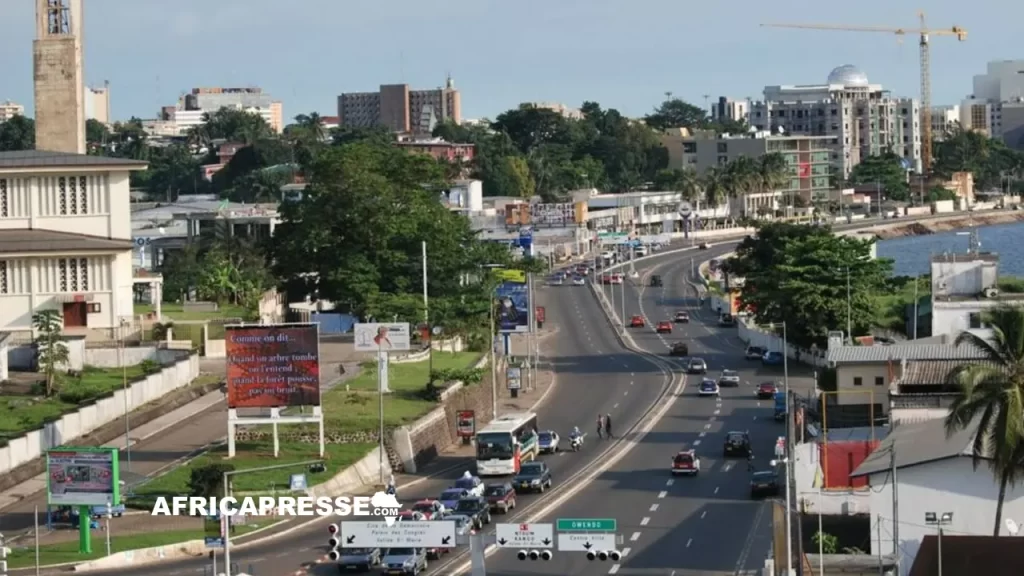 Une vue de Libreville au Gabon