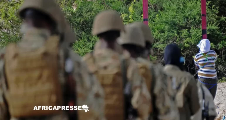 peloton d’exécution de Hodan Mohamud Diiriye à Galkayo en Somalie