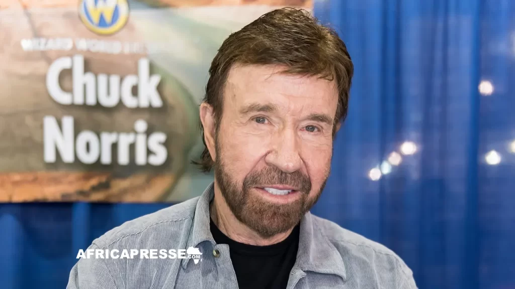 l’acteur américain Chuck Norris
