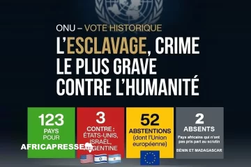 Bénin et Madagascar absents, l’Occident se dérobe : derrière le vote onusien, l’embarras persistant face à la mémoire de l’esclavage