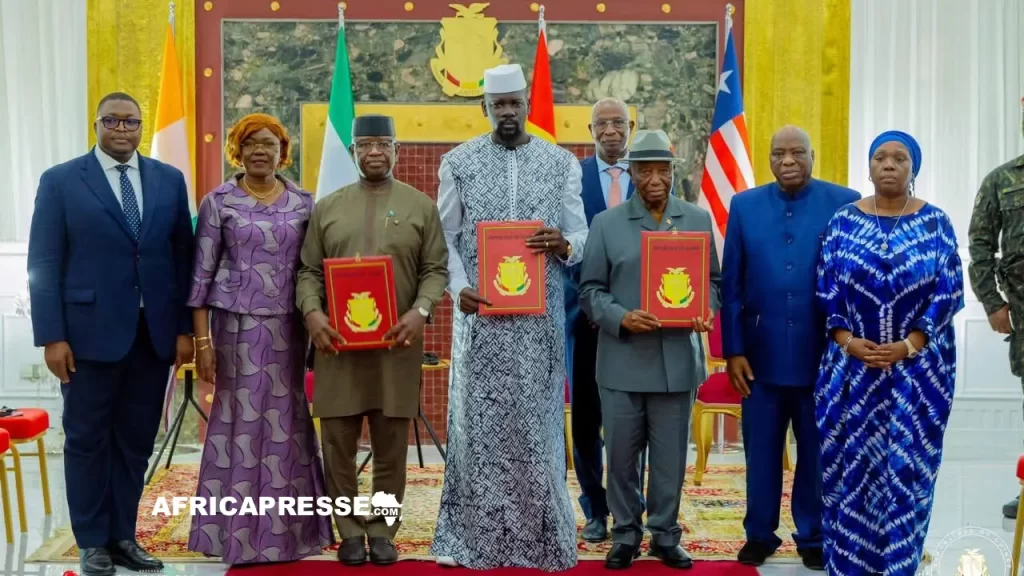 Julius Maada Bio, Mamadi DOUMBOUYA et Joseph Nyumah Boakai