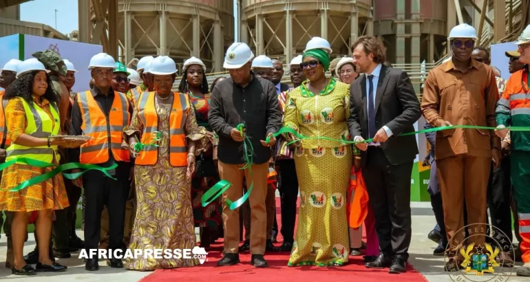 Ghana : inauguration de la plus grande usine de ciment “vert” au monde, un tournant pour l’industrie africaine