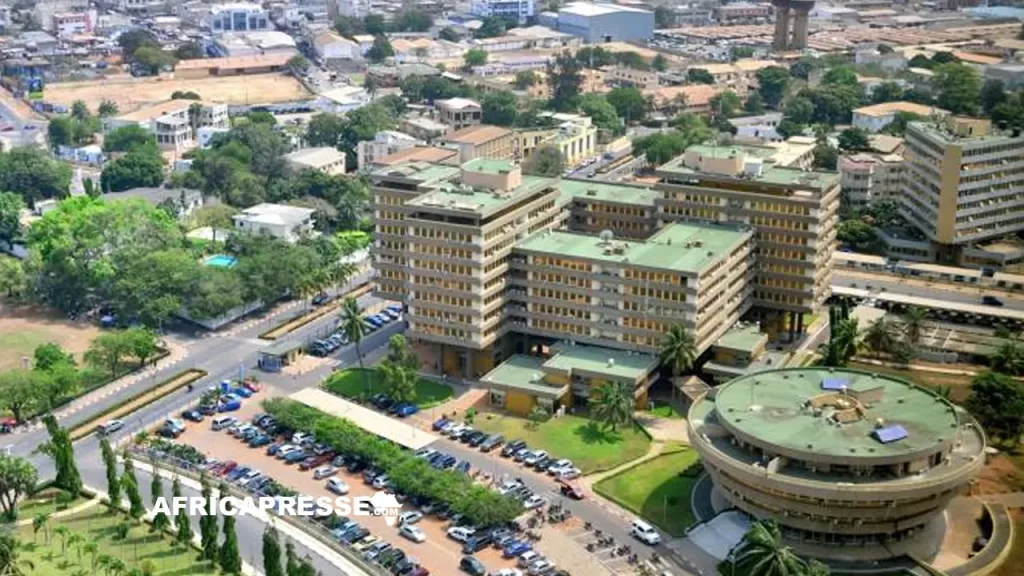 Une vue de Lome capital du Togo
