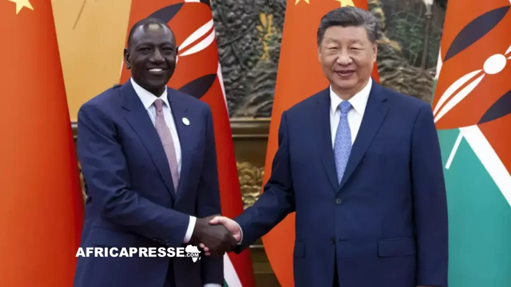 William Ruto et Xi Jinping