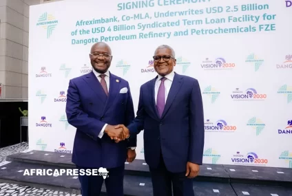 Afreximbank et Dangote visent 100 milliards de dollars d’ici 2030 Afreximbank et Dangote visent 100 milliards de dollars d’ici 2030