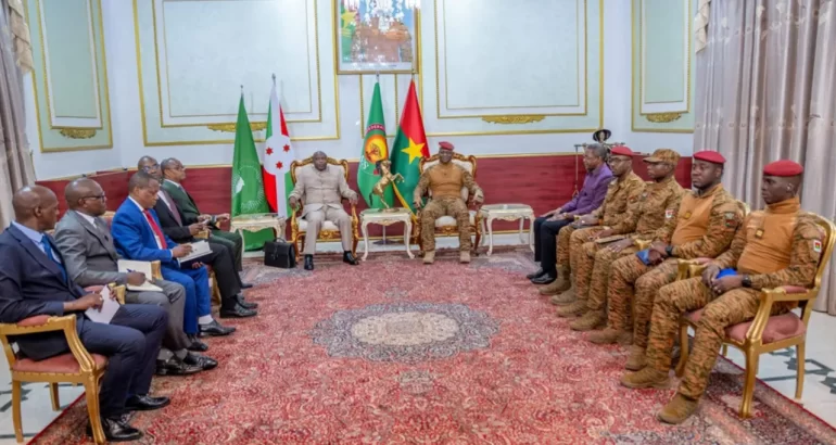 Union africaine et AES : à Ouagadougou, Ndayishimiye relance l’idée d’un destin commun