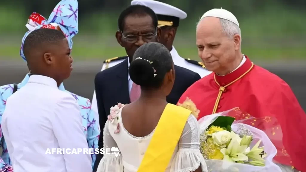 Le Pape Léon XIV est arrivé en Guinée-équatoriale
