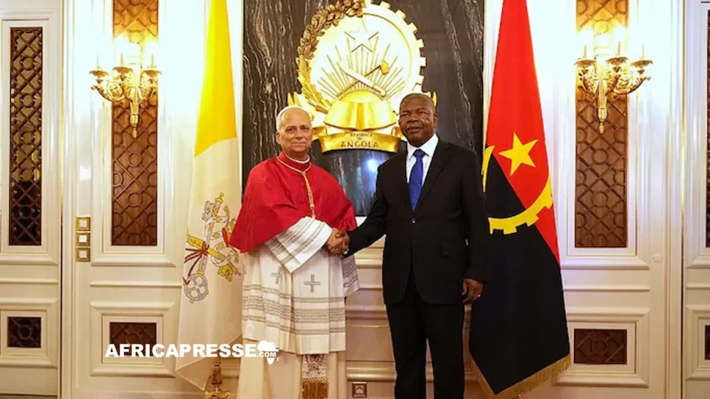 Le pape Léon XIV et le président angolais João Lourenço