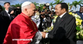 Léon XIV à Yaoundé : un appel sans concession à « briser les chaînes de la corruption » devant Paul Biya