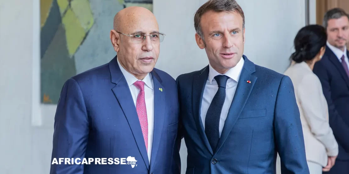 Le président mauritanien Ghazouani entame une visite officielle de plusieurs jours en France