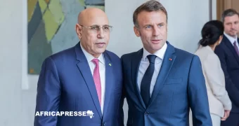 Le président mauritanien Ghazouani entame une visite officielle de plusieurs jours en France