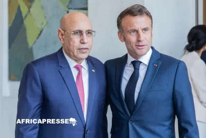 Le président mauritanien Ghazouani entame une visite officielle de plusieurs jours en France