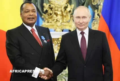 Sassou-Nguesso à Moscou : premier voyage post-réélection, enjeux économiques et stabilité politique au cœur des accords