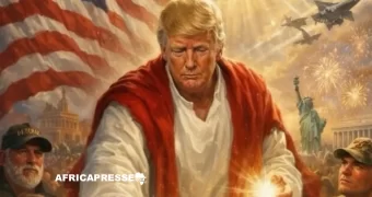 Une image de Trump en Christ déclenche l’indignation et révèle des fractures dans sa base évangélique